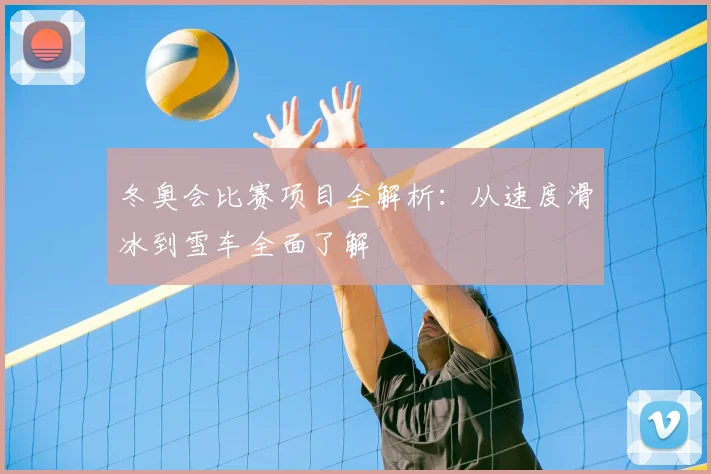 冬奥会比赛项目全解析：从速度滑冰到雪车全面了解